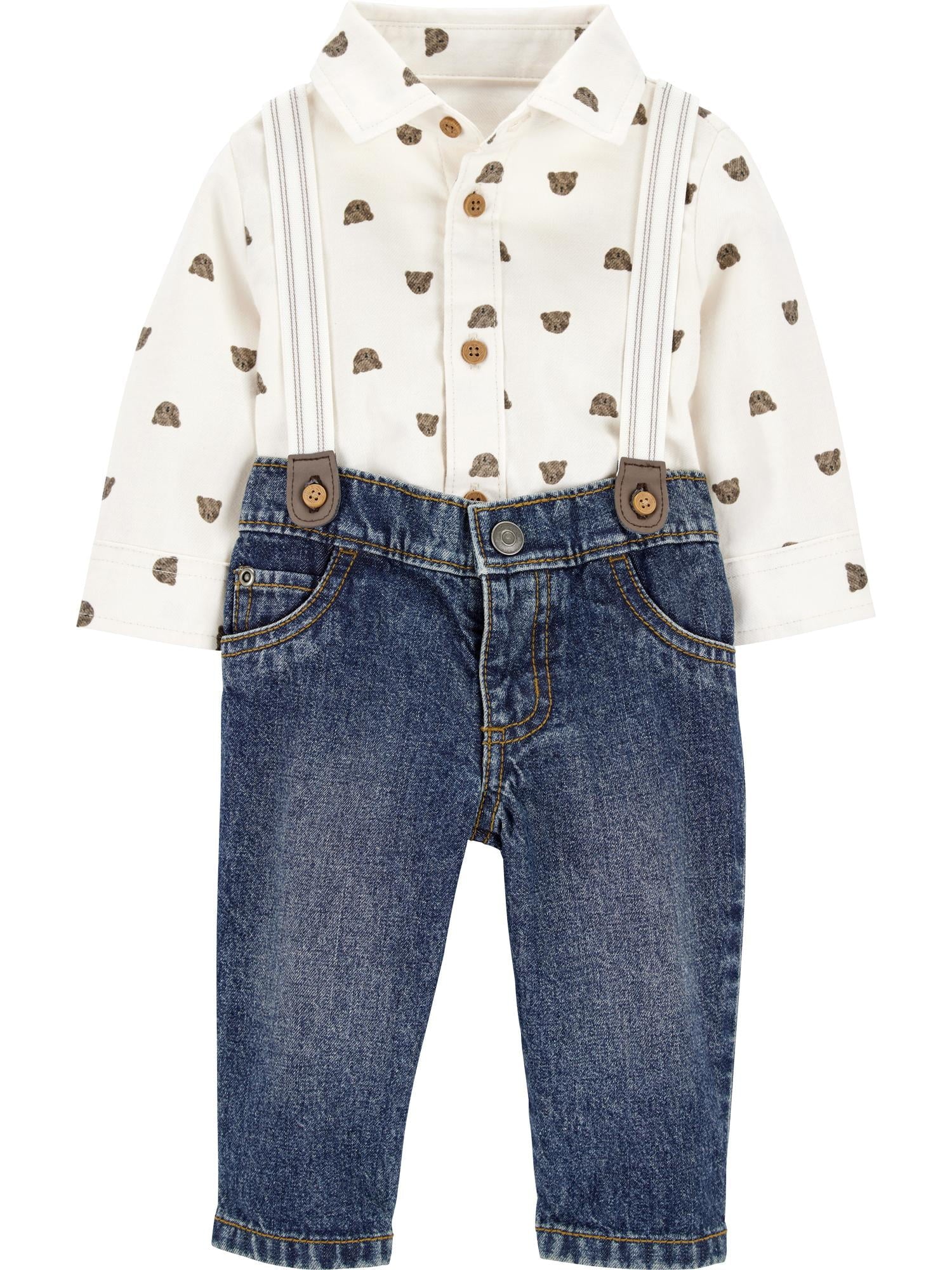 Carter's Child of Mine Baby Boy Outfit Set, 3-Piece, Sizes 0/3-24 Months