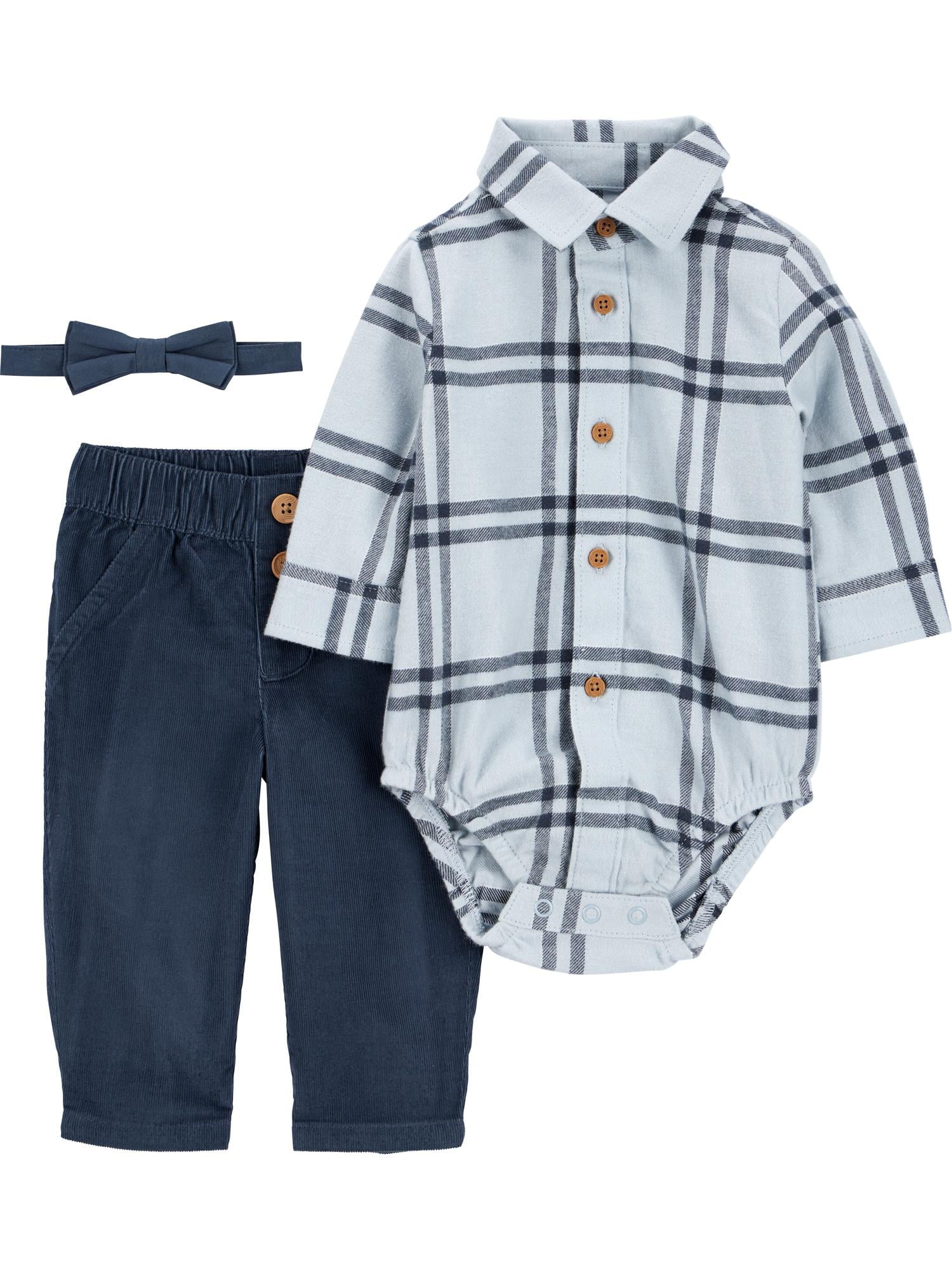 Carter's Child of Mine Baby Boy Outfit Set, 3-Piece, Sizes 0/3-24 Months
