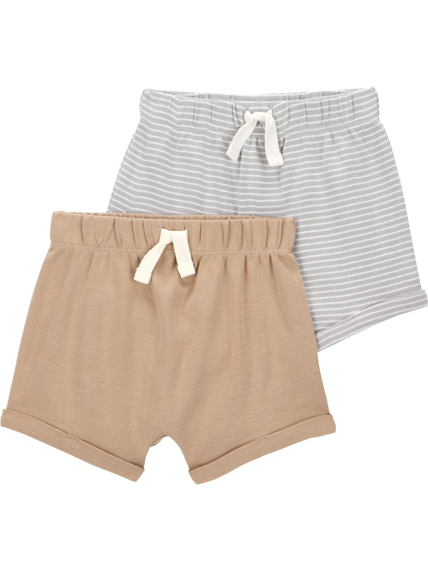 Carter's Child of Mine Baby Boy Shorts, 2-Pack, Sizes Newborn-18 Months