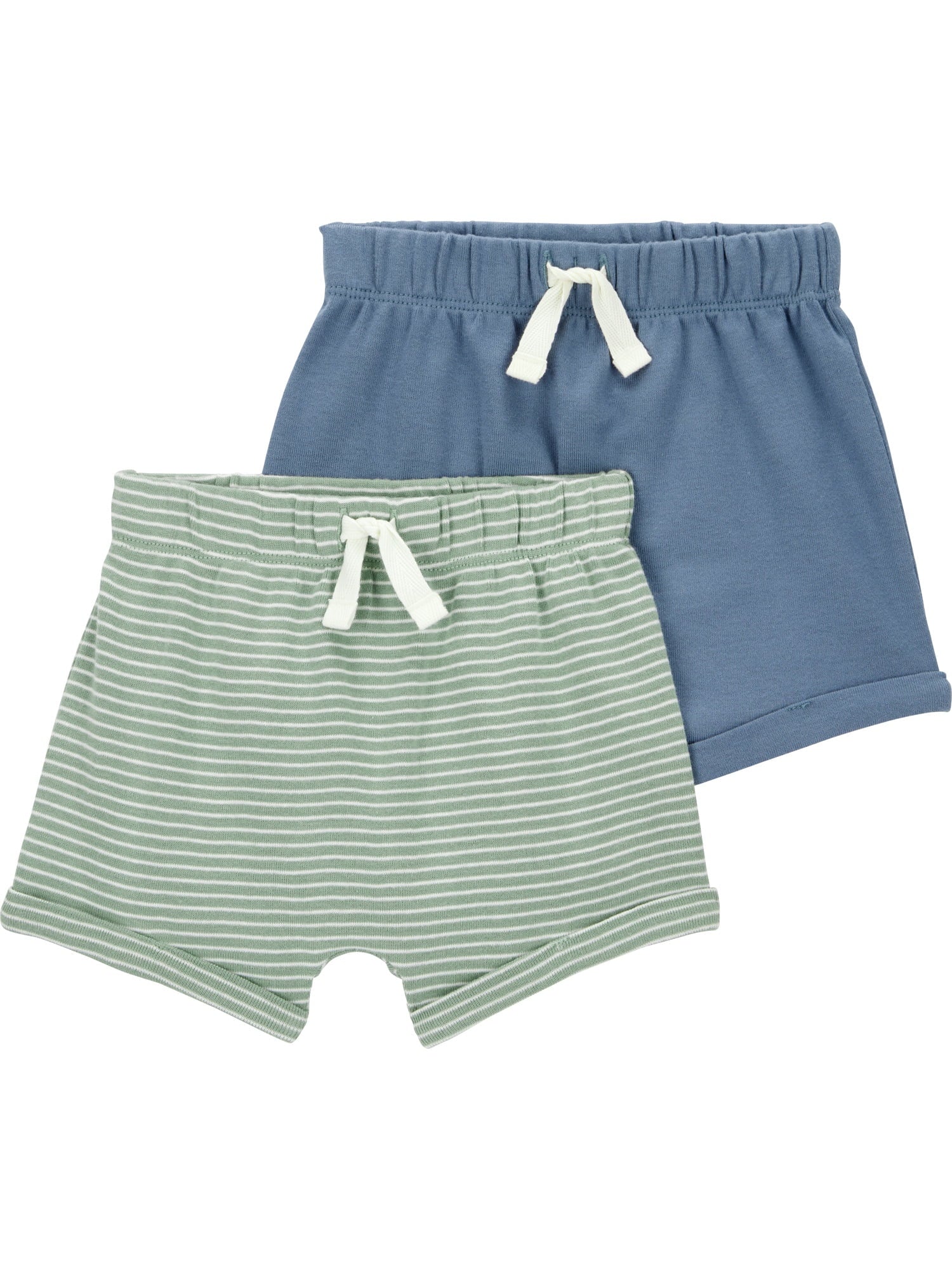 Carter's Child of Mine Baby Boy Shorts, 2-Pack, Sizes Newborn-18 Months