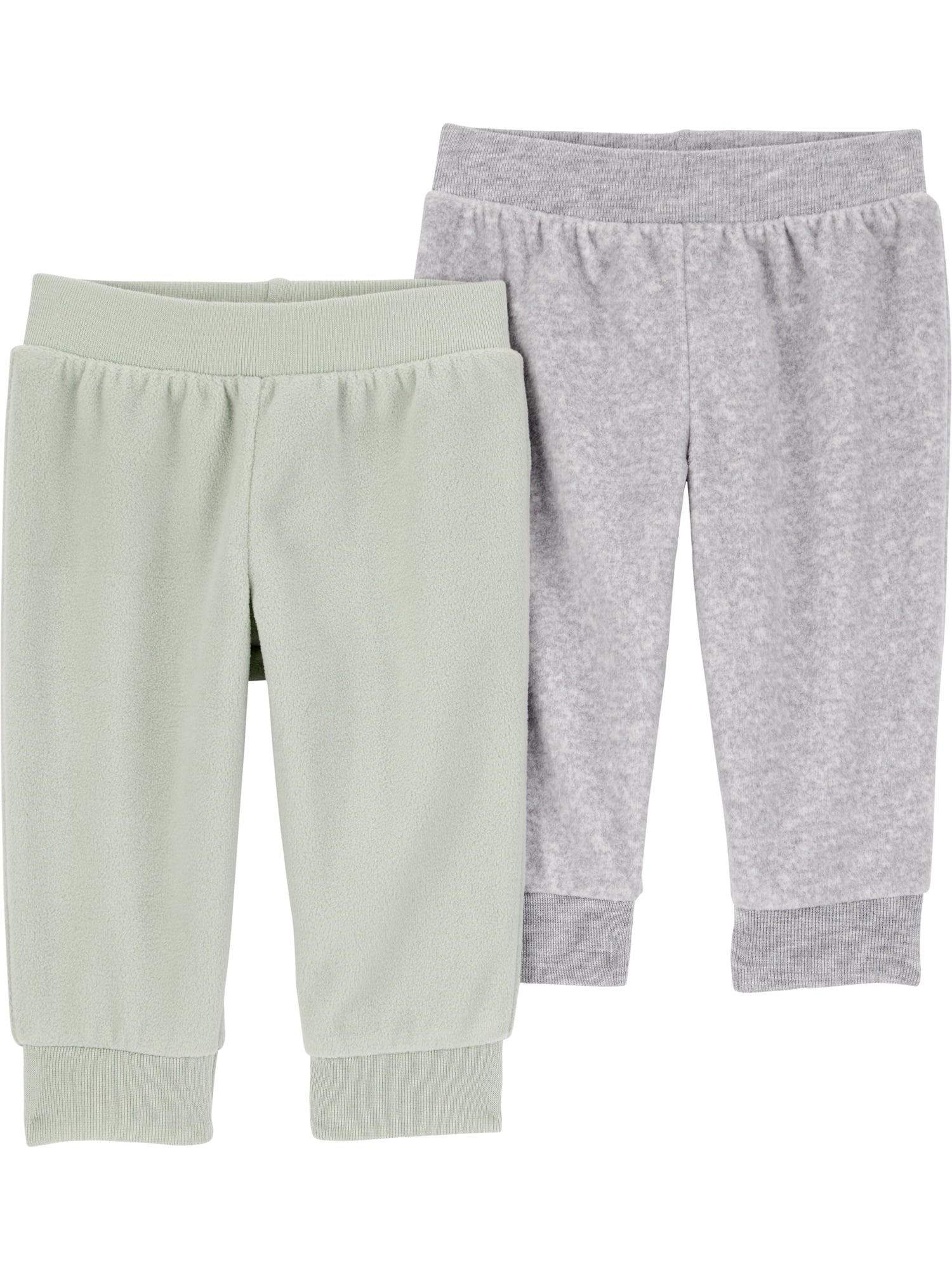 Carter's Child of Mine Baby Fleece Pants, 2-Pack, Sizes Preemie-18 Months