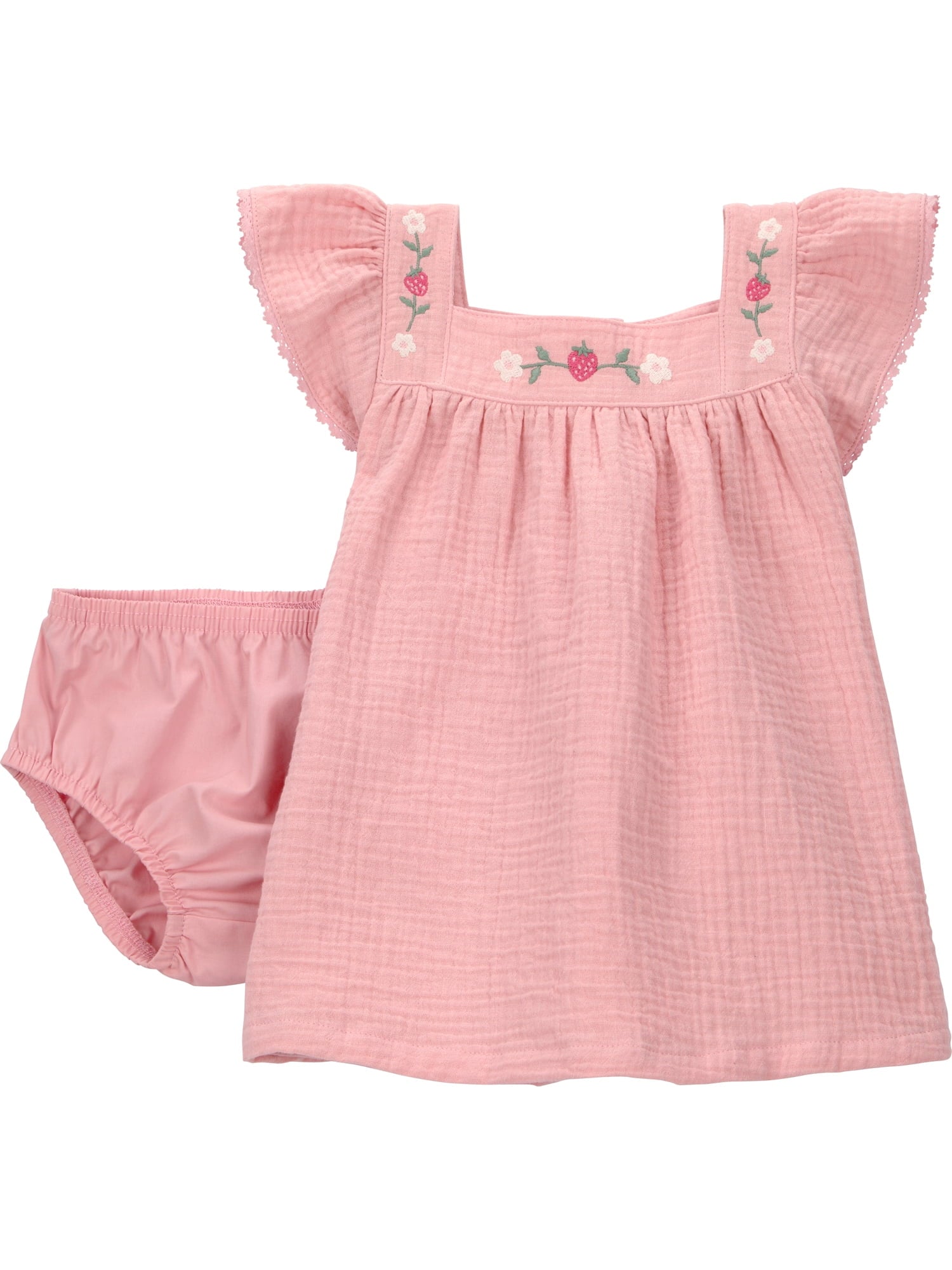 Carter's Child of Mine Baby Girl Dress Set, 2-Piece, Sizes 0/3-24 Months