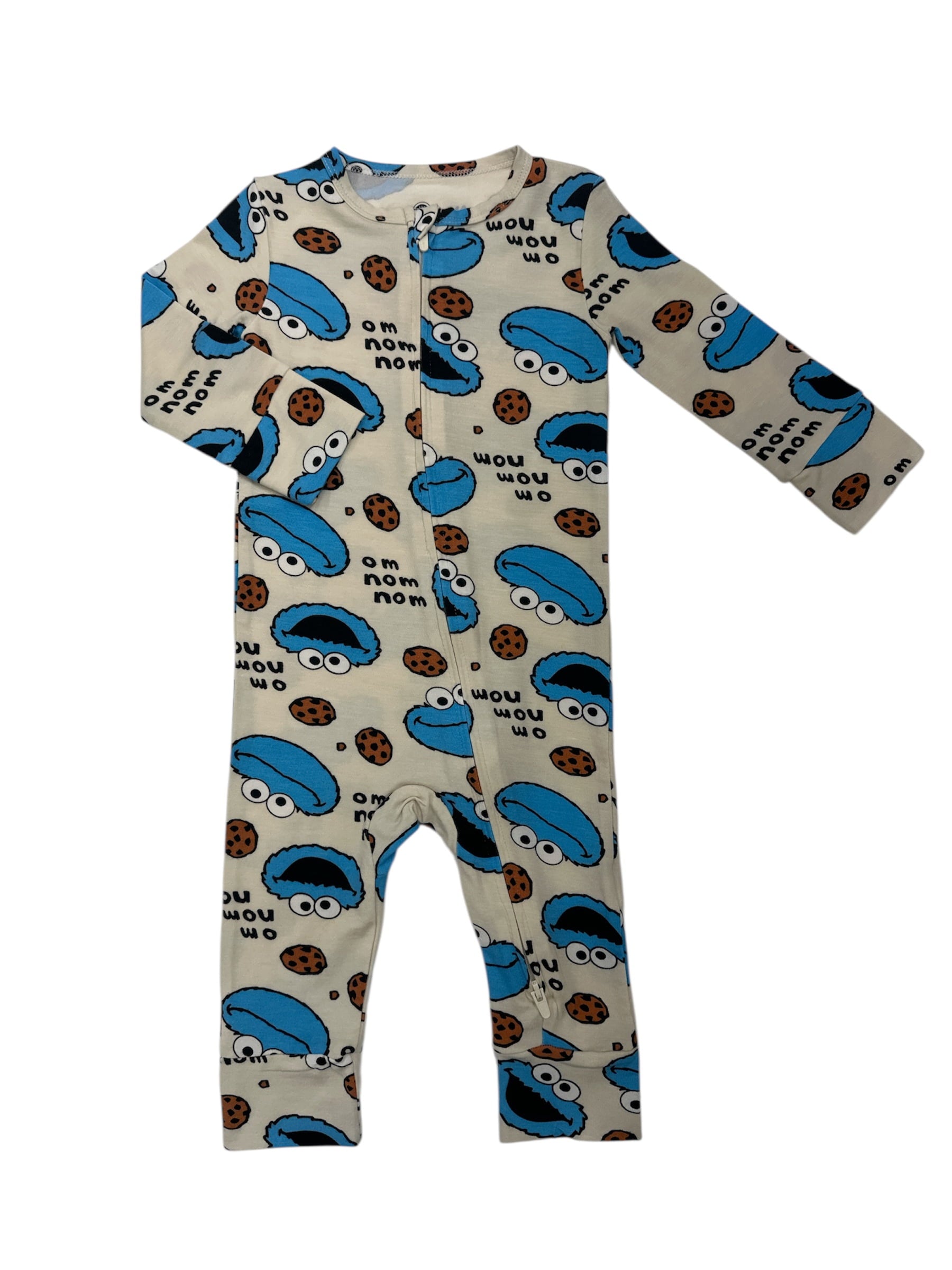 Character Baby One-Piece Coverall with Long Sleeves, Sizes 0M-24M