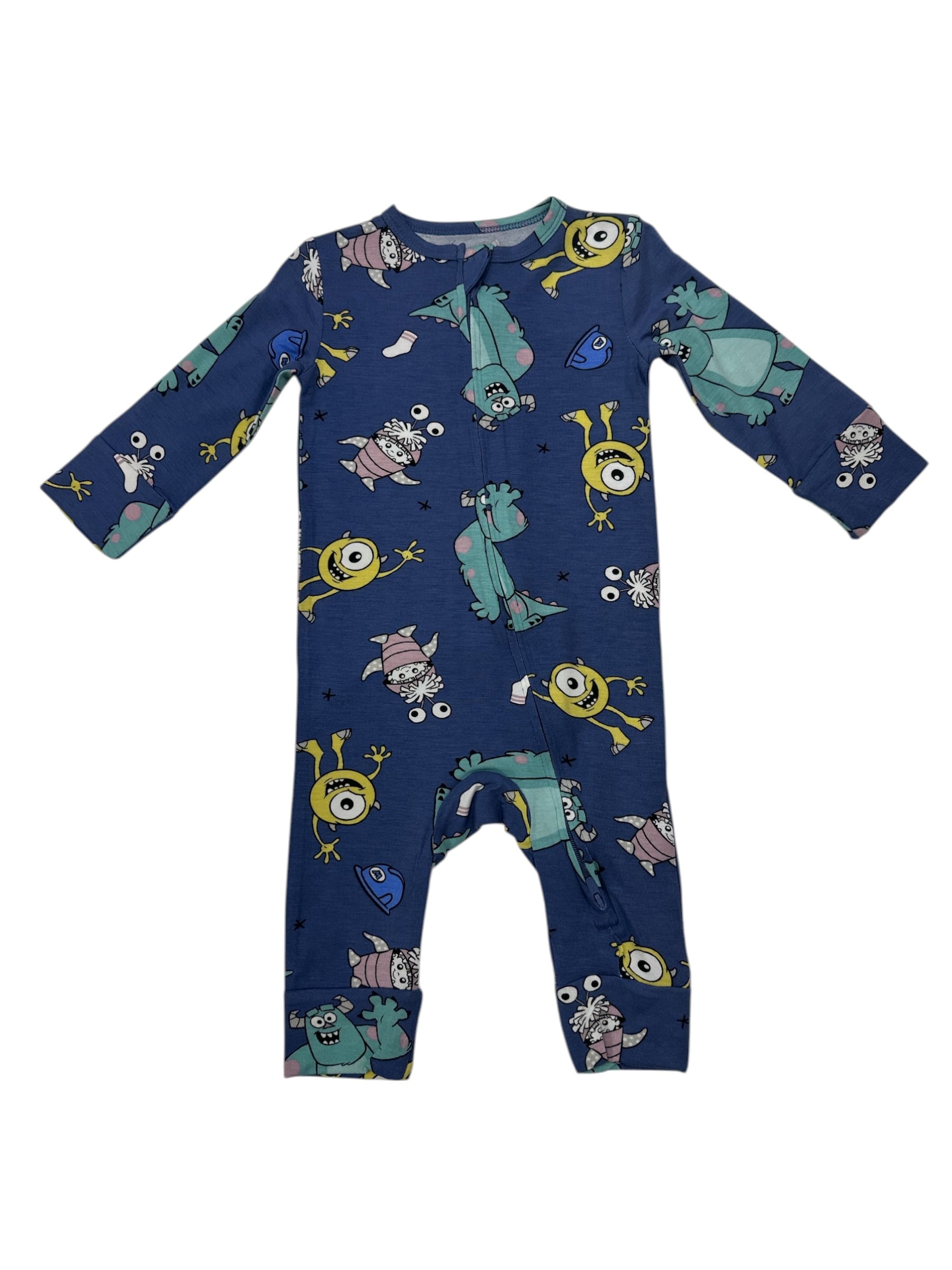 Character Baby One-Piece Coverall with Long Sleeves, Sizes 0M-24M