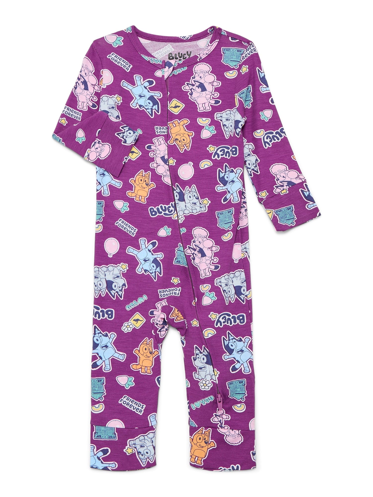 Character Baby One-Piece Coverall with Long Sleeves, Sizes 0M-24M